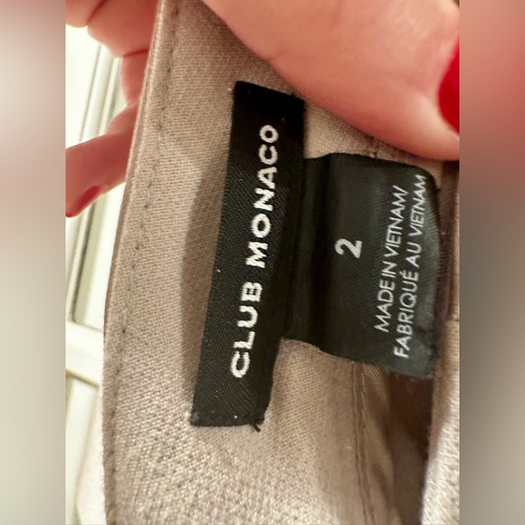 Club Monaco Beige Work Pants - Picture 3 of 9